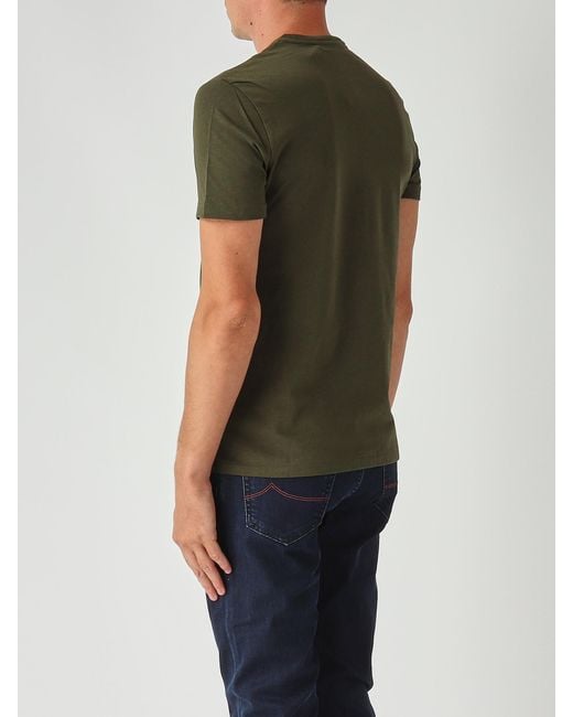 Polo Ralph Lauren Green T-Shirt M/C Girocollo for men