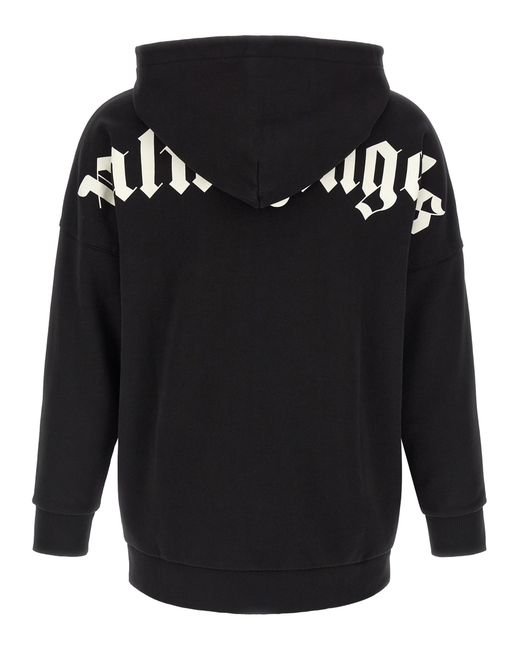 Palm Angels Blue 'Classic Logo' Hoodie for men