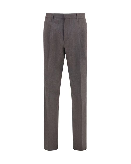 Lardini Gray Tailored Viscose Pants for men