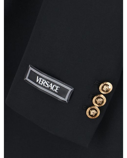 Versace Black Single-breasted Blazer