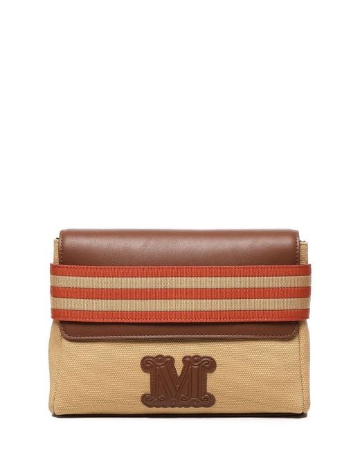 【送料&関税込】Max Mara Canvas Clutch Bag opice Max Mara Canvas Clutch Bag 