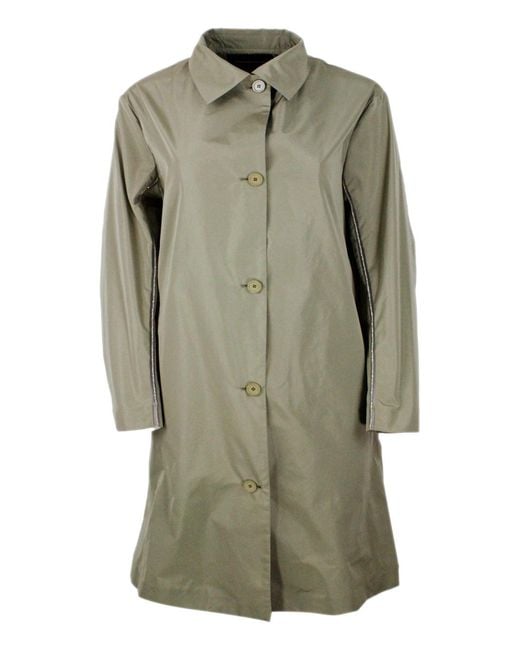 Fabiana Filippi Green Coats 100Pl
