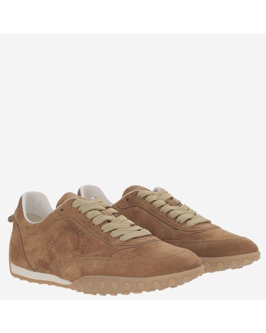 Tod's Brown Sneakers Suede Trainers