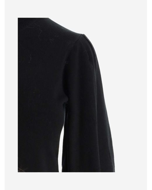 Chloé Black Pullover Wool-Blend