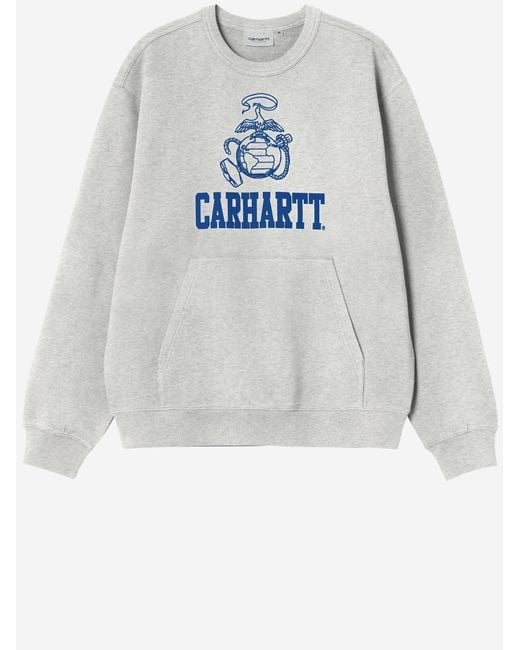 Carhartt Blue Sweatshirt Cotton (420 G/M²) Sweatshirts for men
