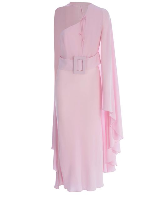 GIUSEPPE DI MORABITO Pink Dress Made Of Viscose