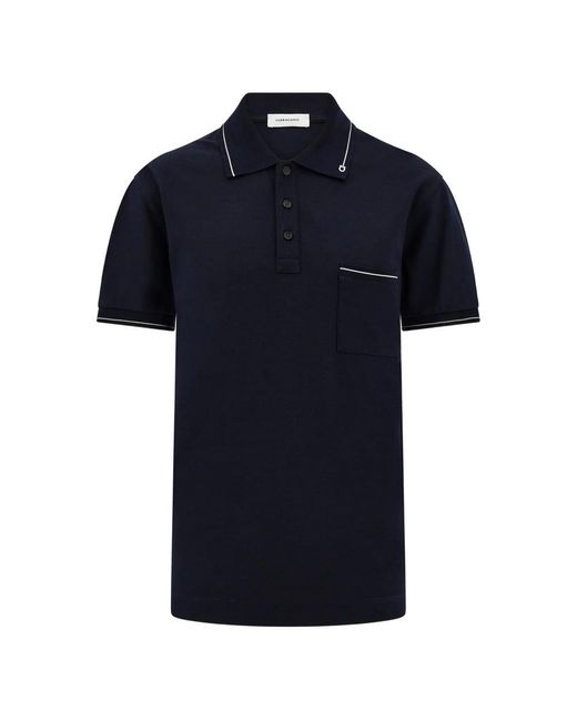 Ferragamo Blue Polo Shirts for men
