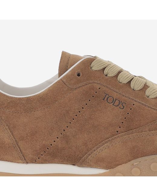 Tod's Brown Sneakers Suede Trainers