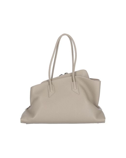 The Attico Natural Medium Handbag La Passeggiata