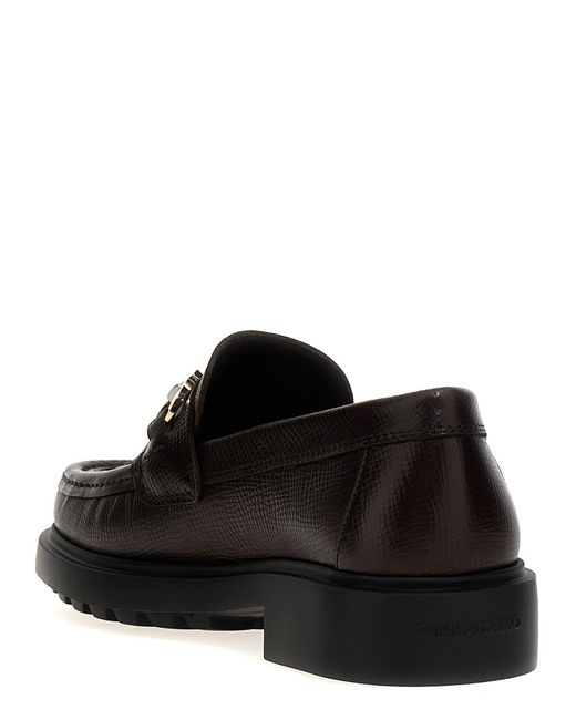 Ferragamo Black 'Duglas' Loafers for men