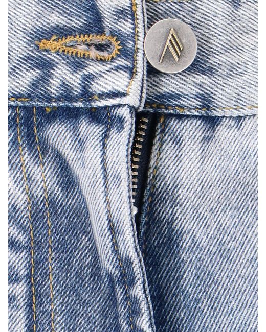 The Attico Blue Cut-out Jeans