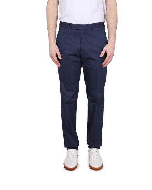 Zegna Chino Pants in Blue for Men | Lyst UK
