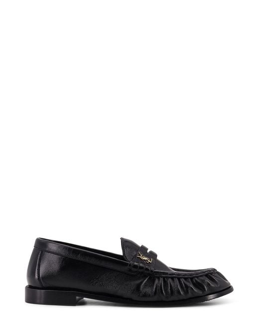Saint Laurent Black Le Loafer Leather Loafer for men