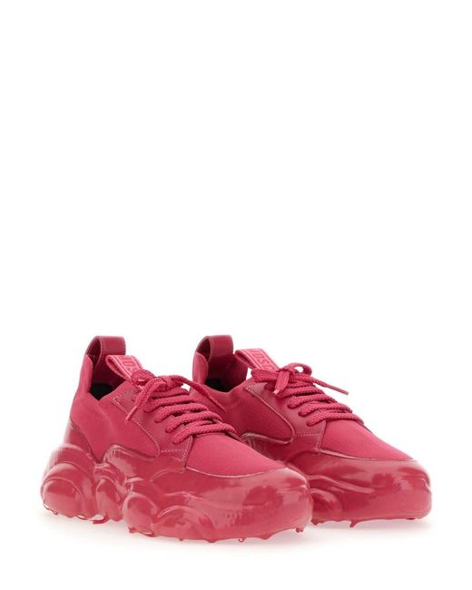 Moschino Pink Sneaker With Logo