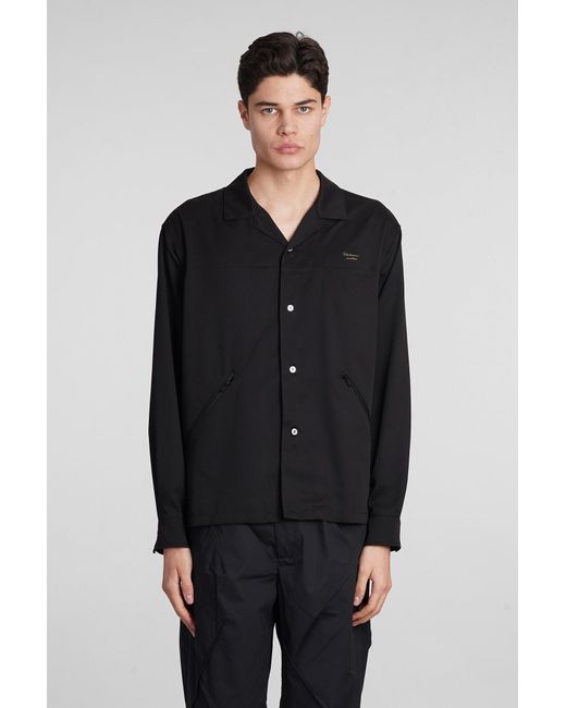 Undercover Shirt In Black Rayon for men