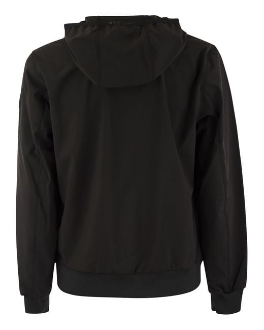 Woolrich Black Jacket With Zip for men