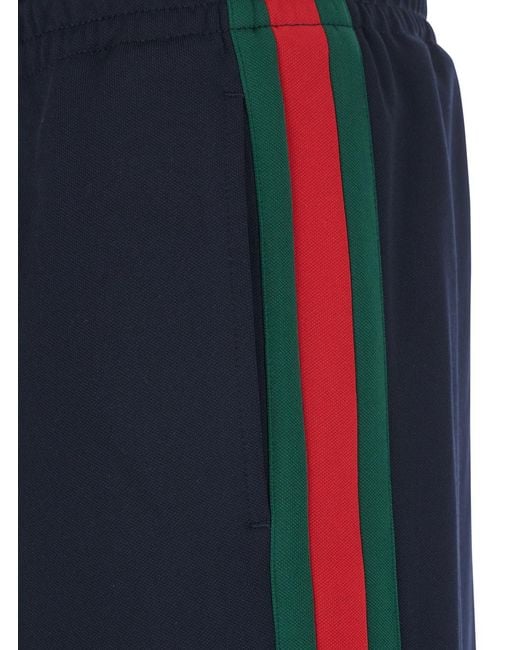Gucci Blue Trousers Tech Fabric for men