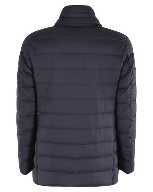 Herno Blue Removable Bib Down Jacket for men
