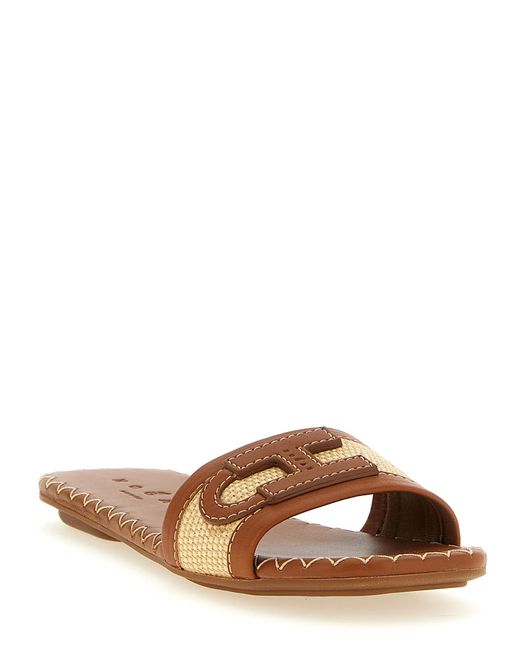 Hogan Brown H685 Sandals