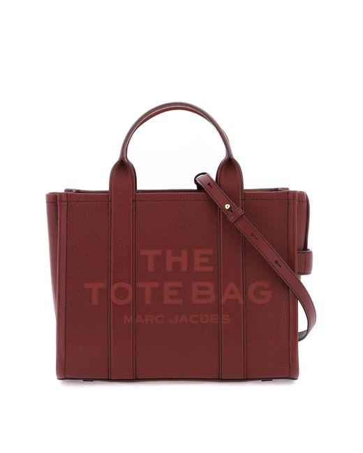 Marc Jacobs Red The Leather Small Tote Bag