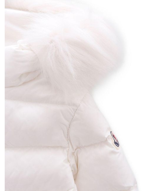 Moncler Pink Down Jacket For Kids Padded