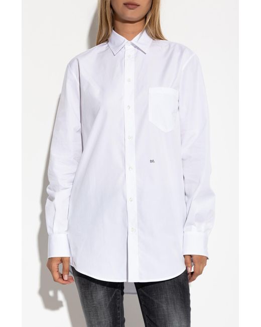 DSquared² White Shirt With Pocket