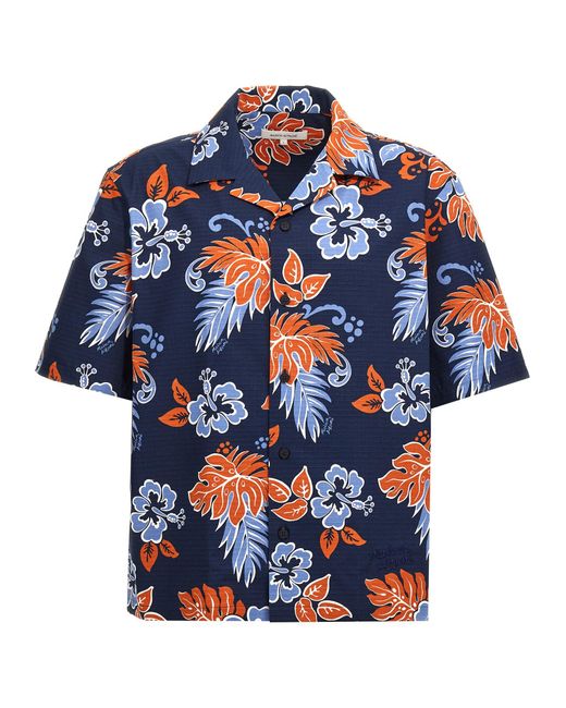 Maison Kitsuné Blue 'Resort' Shirt for men