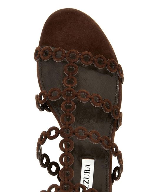 Aquazzura White 'Infinity Chain Gladiator' Sandals