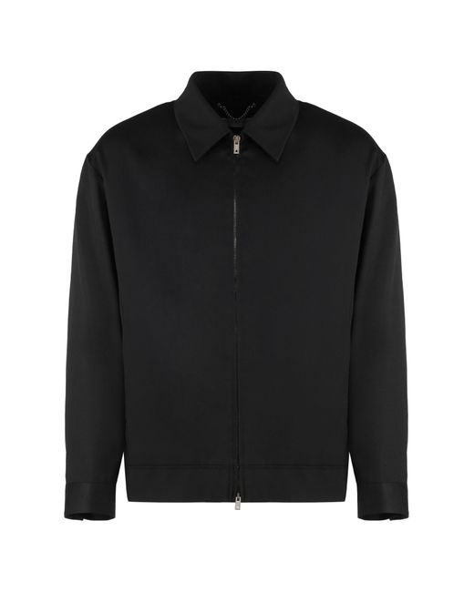 Golden Goose Deluxe Brand Black Virgin Wool Jacket for men