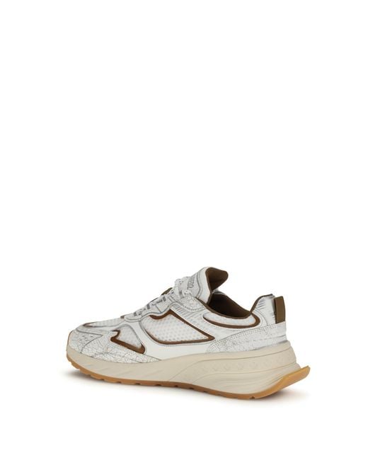 DSquared² White Sneakers Sprinter Leather-Cream- Trainers for men