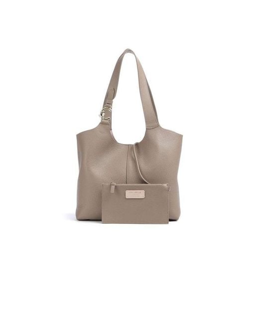 Coccinelle Natural Shopping Bag Grained Leather Shopper-Bags