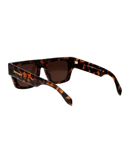 Palm Angels Brown Sunglasses