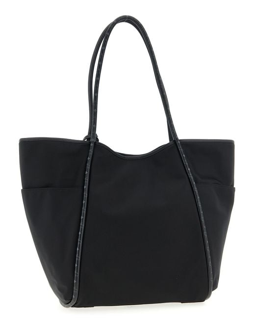 MCM Black Aren Xl Shopping Bag