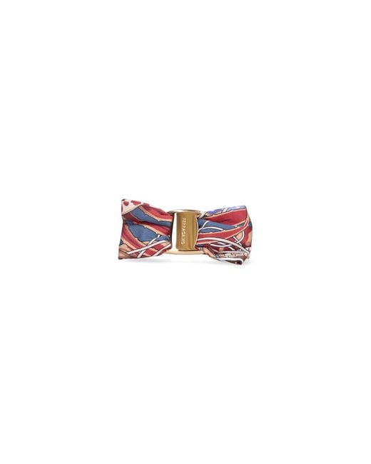 Ferragamo Pink Accessories Silk