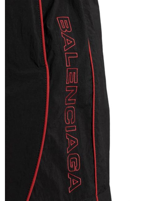Balenciaga Black Nylon Shorts for men