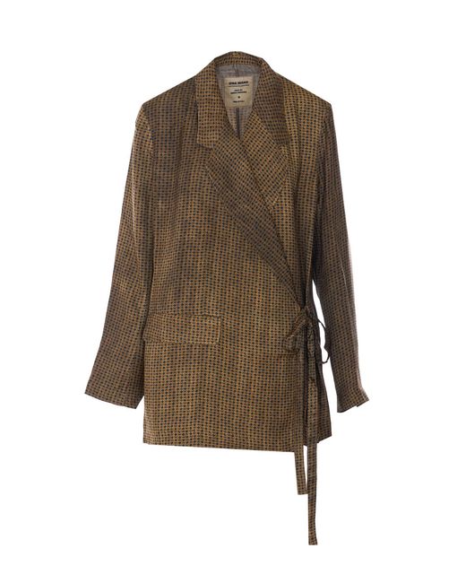 Uma Wang Brown Jackets Viscose