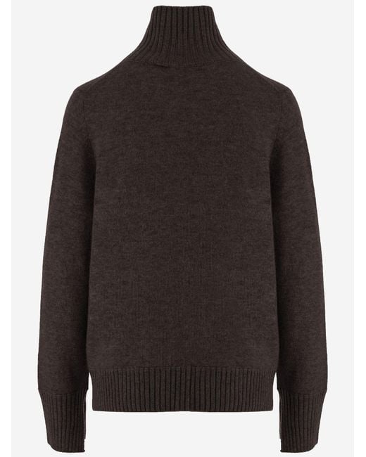 Allude Black Cashmere Sweater