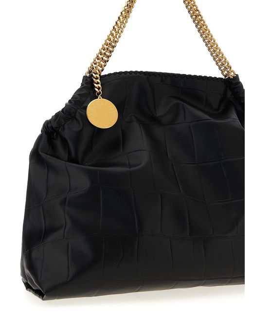 Stella McCartney Black 'Falabella' Large Shopping Bag