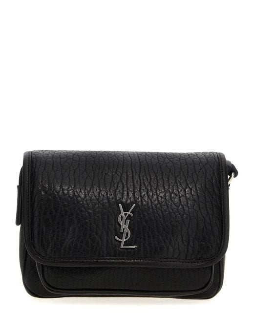 Saint Laurent Black Messenger Small Niki Crossbody Bag for men