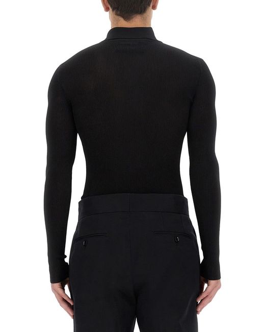 Dolce & Gabbana Black Polo Shirt for men
