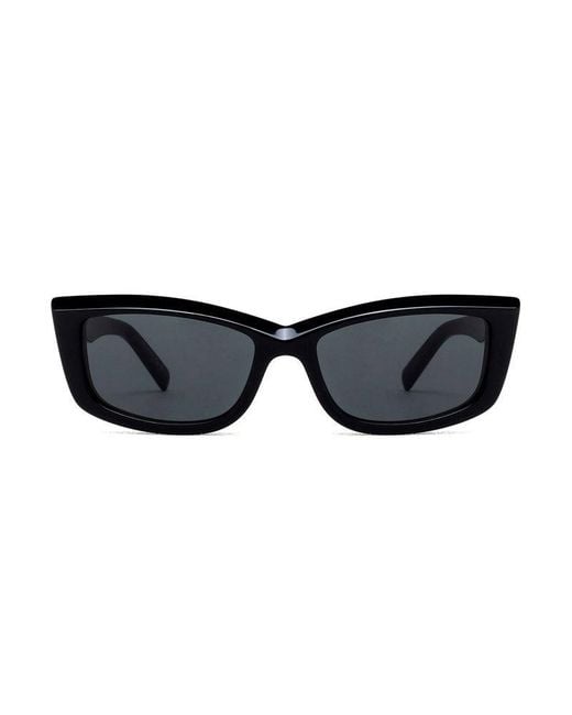 Saint Laurent Black Sunglasses Cat Eye Full Rim, Frame And Lens Sl658001