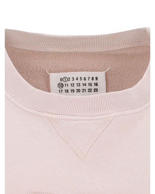 Maison Margiela Pink Logo Sweatshirt