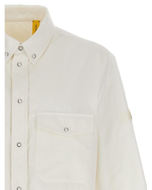 Moncler Genius White Polyamide Blouse for men