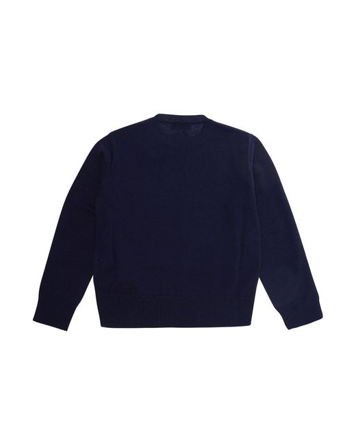 DSquared² Blue Boys Crewneck Sweater Wool Tops for men