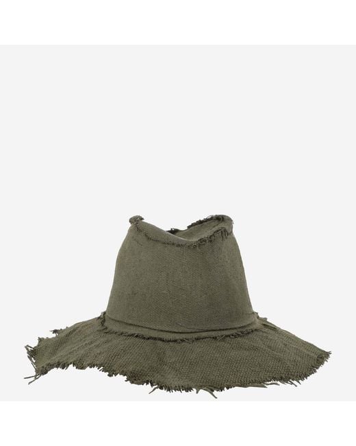 Reinhard Plank Green Straw Hat