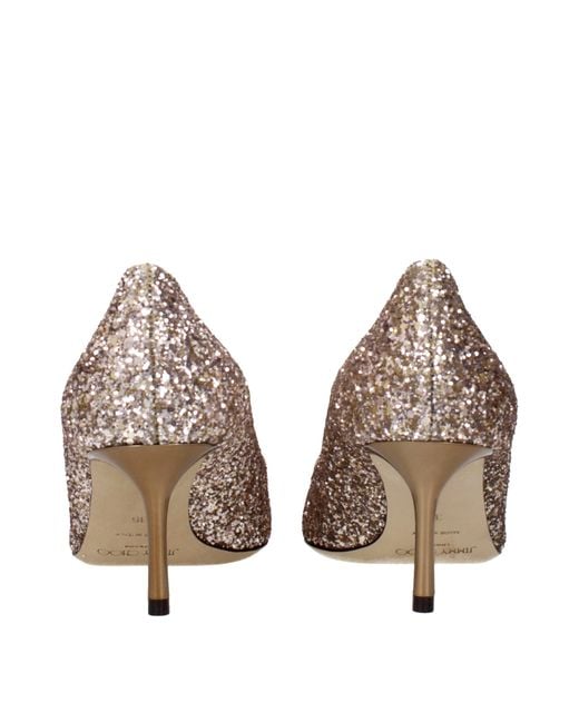 Jimmy Choo Pink Plastic Mid Heel Pumps