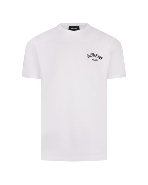 DSquared² White Milano Cool Fit T-Shirt for men