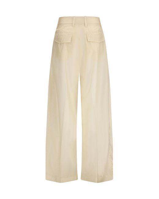 THE LATEST White Billie Pants Cotton