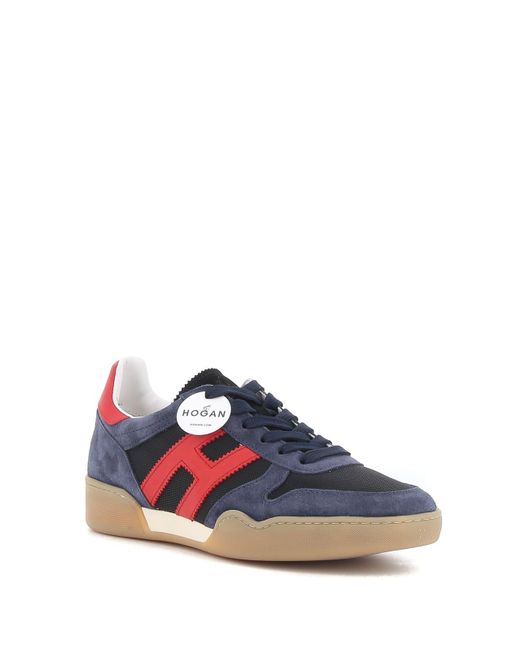 Hogan Suede Sneakers H357 Blu Hxm3570ac40pdk618u in Blue for Men | Lyst