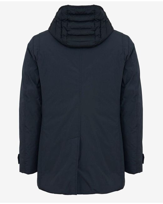 Moorer Blue Nylon Jacket Raffaello Polyester for men